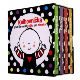 Knihovnička - První černobílé knížky pro miminko