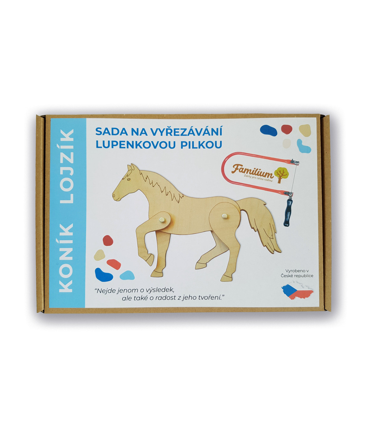 Sada na vyřezávání - koník Lojzík