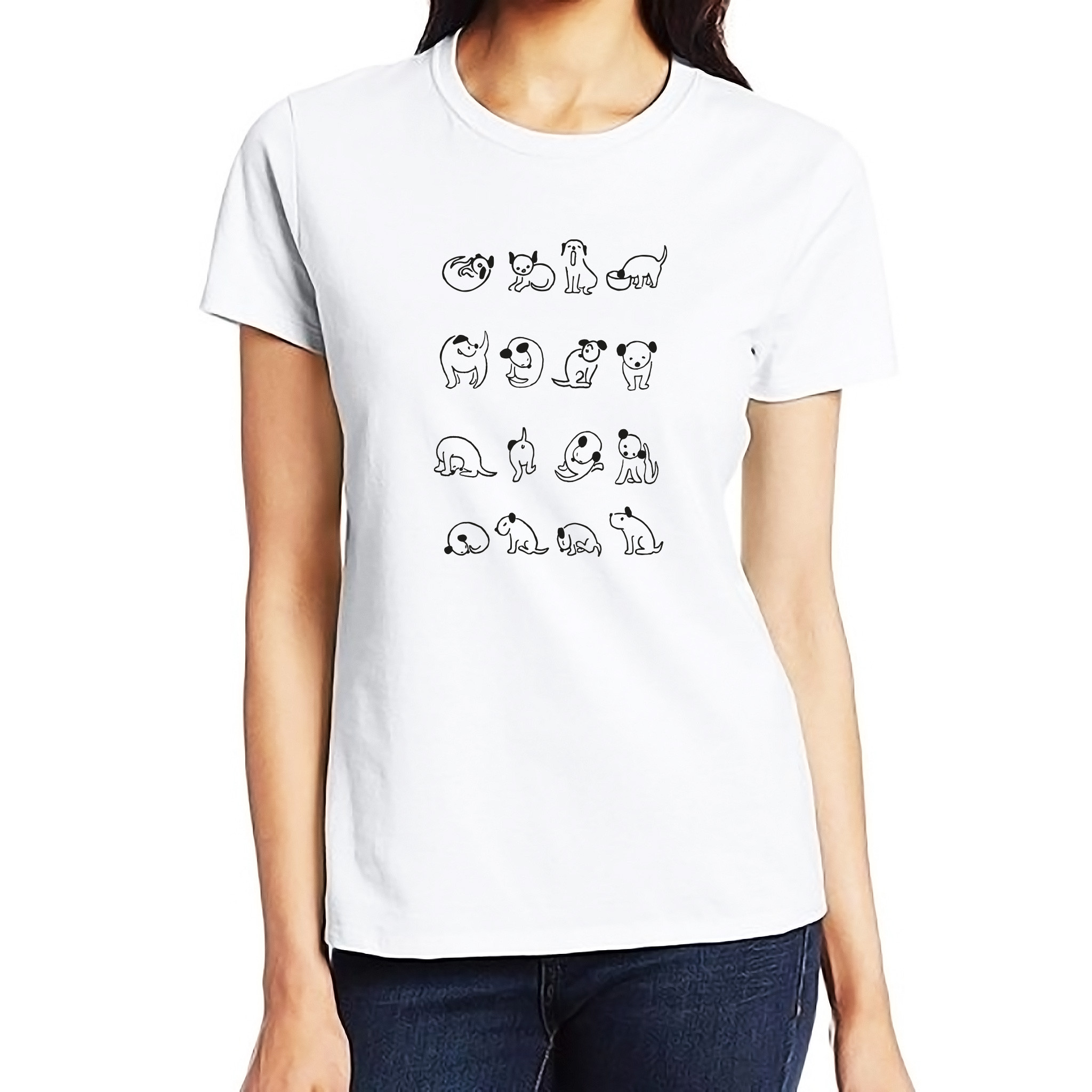 Dámské tričko Psí kusy, S