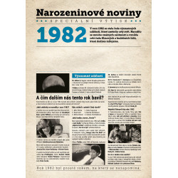 Narozeninové noviny 1982