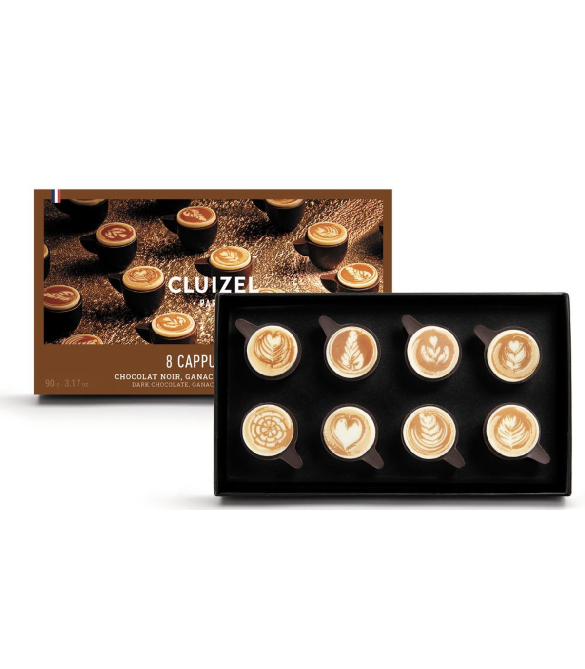 Pralinkové cappuccino v dárkové kazetě