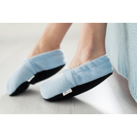 Nahřívací voňavé bačkory modré