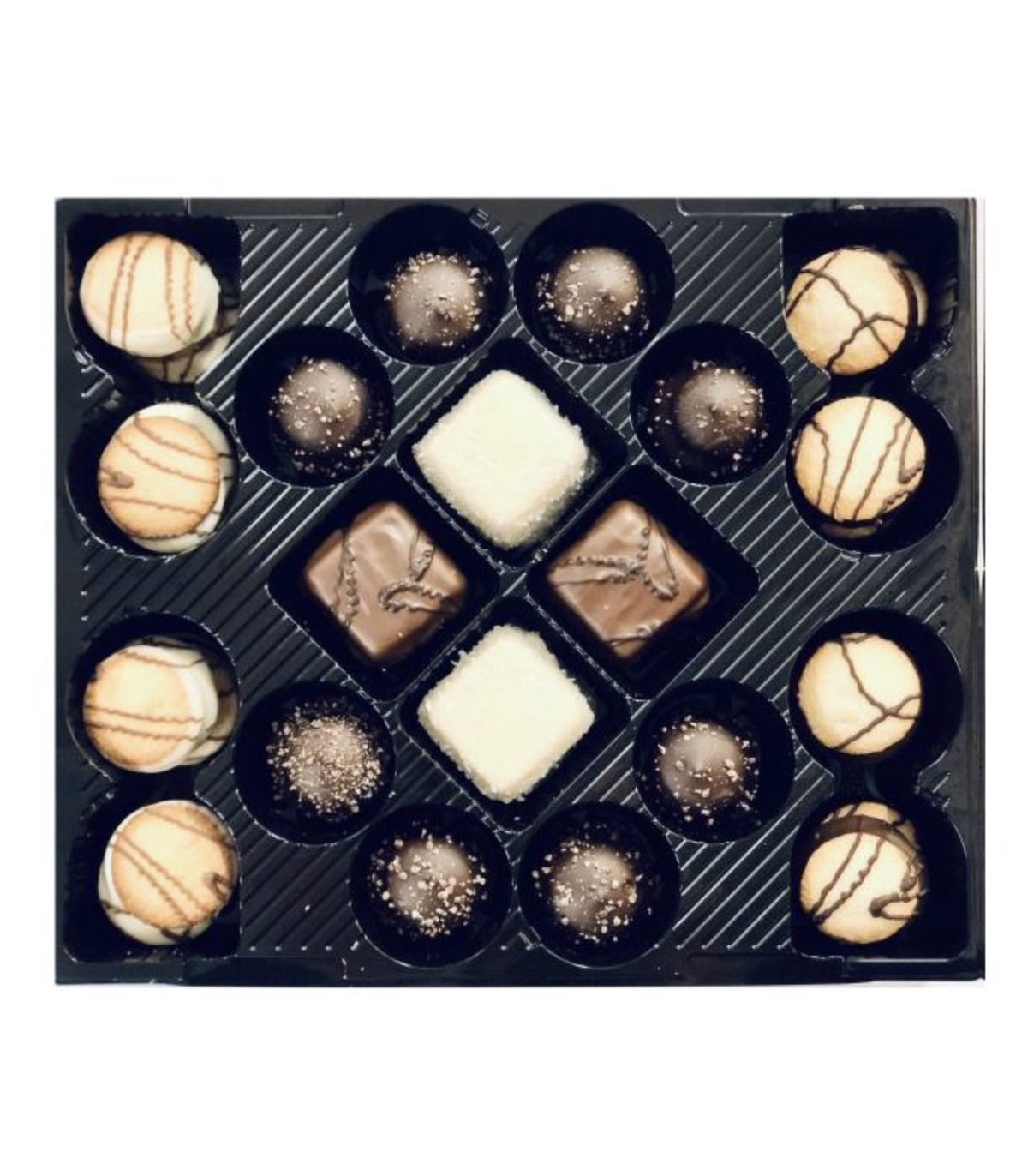 Dárková sada luxusních čokoládových sušenek