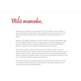 Maminko, vyprávěj o vaření | dárek pro babičku a maminku