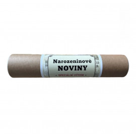 Narozeninové noviny 1953 s vlastním textem