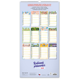 Rodinný plánovací kalendář XXL 2025