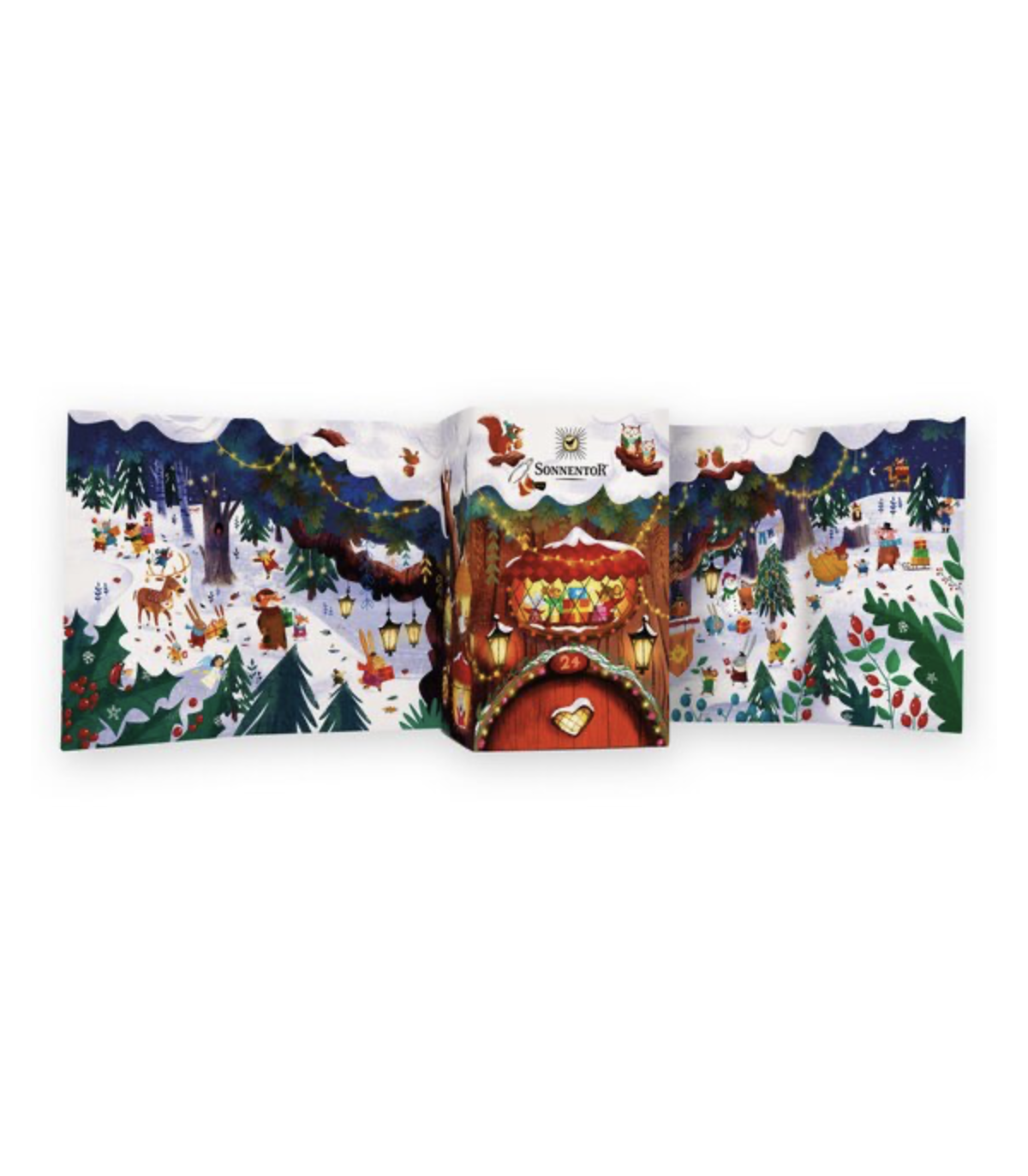 Čajový adventní kalendář rozkládací