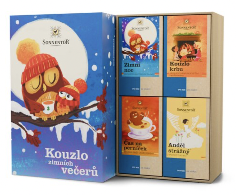 Dárková kazeta čajová - Kouzlo zimních večerů - neuveden