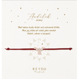 Dárková karta s náramkem Andílek