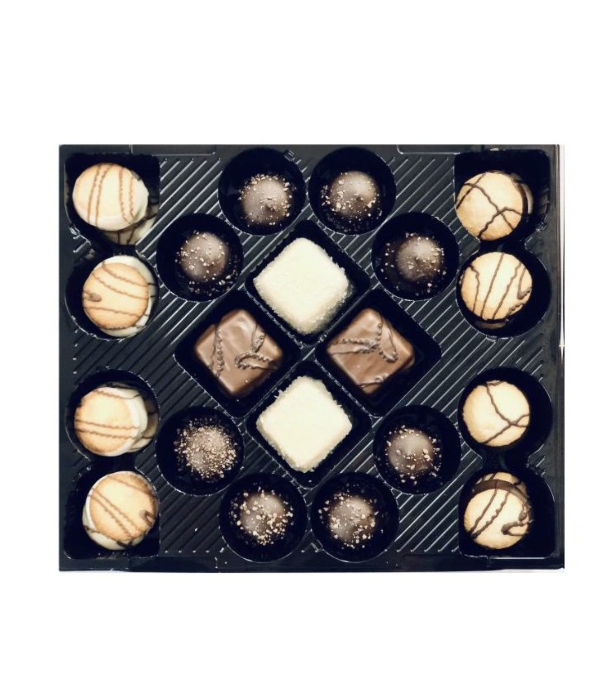 Dárková sada luxusních čokoládových sušenek