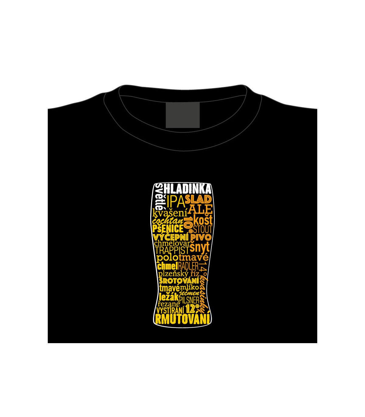 Tričko - pivo slovogram