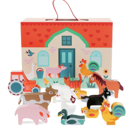 Dřevěný hrací set - FARMA