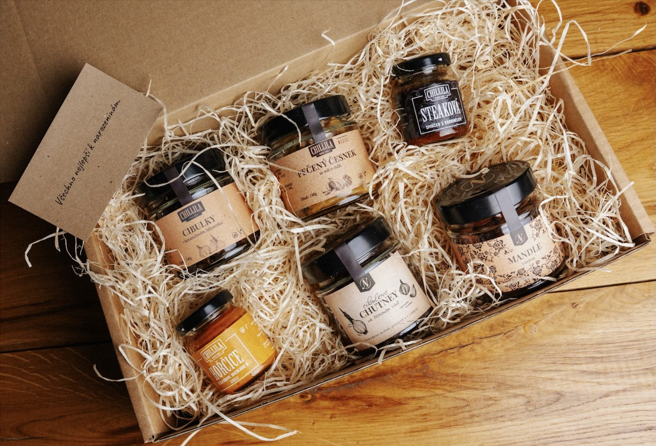 Narozeninový box delikates pro gurmána