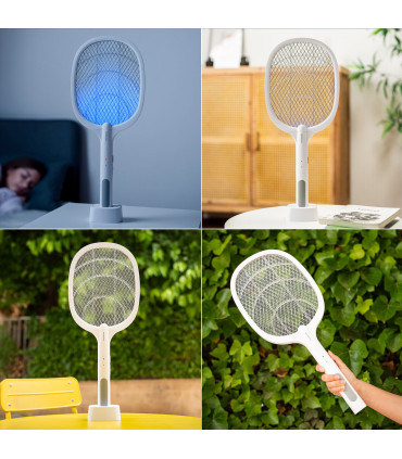 Elektrická plácačka na hmyz 2v1