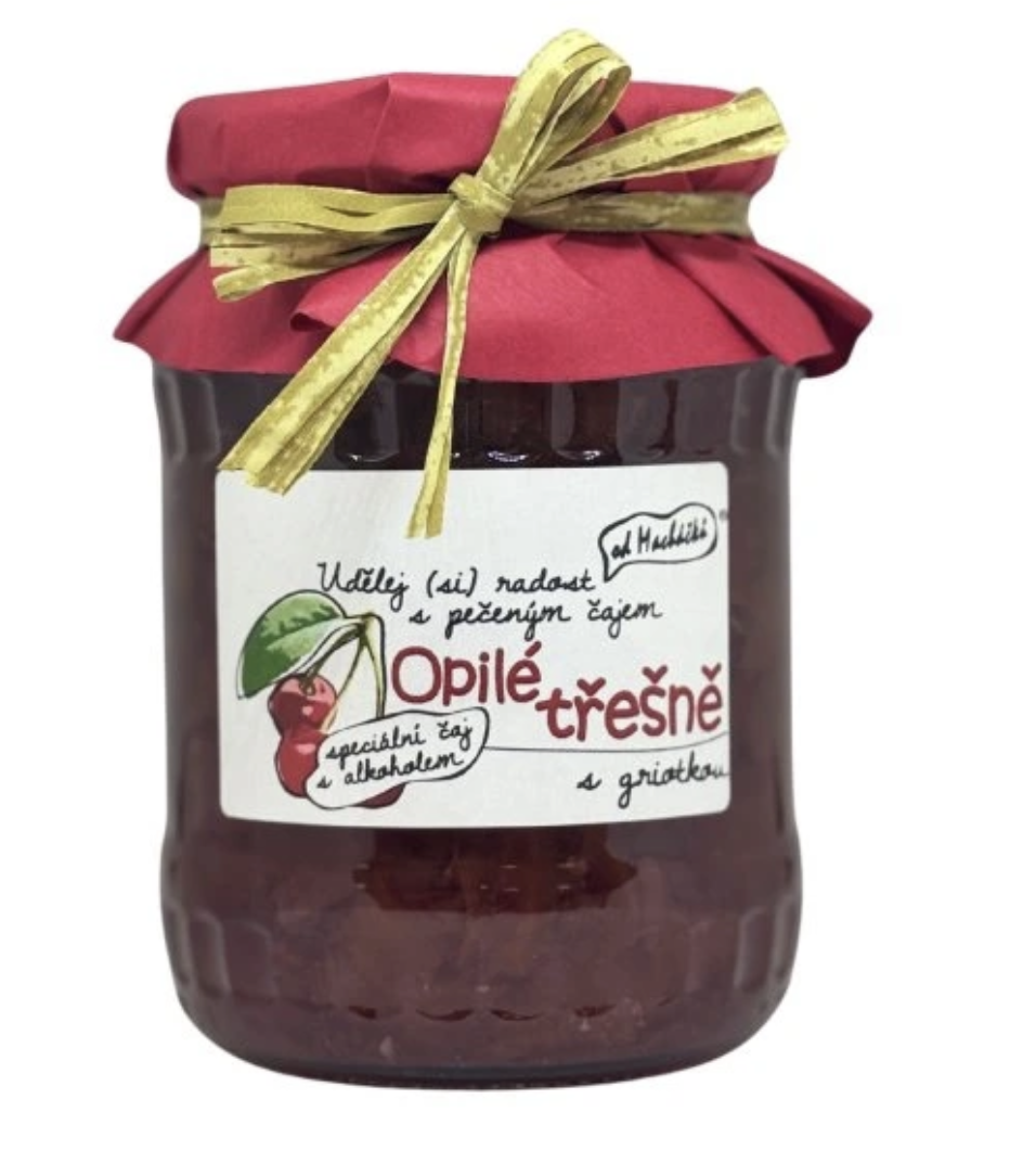 Pečený čaj - opilá třešeň s griotkou