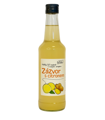 Domácí sirup - Zázvorový s citronem | dárek pro prarodiče