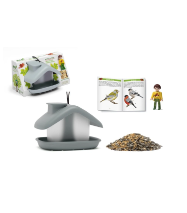 Ekologické krmítko s Igráčkem, zobem a atlasem ptáků