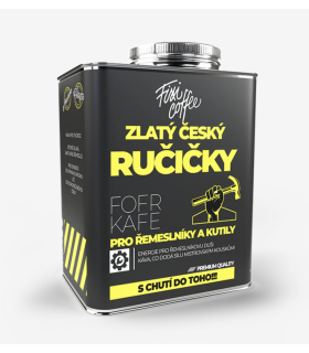 FofrKafe Zlatý český ručičky – zrnková káva 500 g | Dárek pro muže