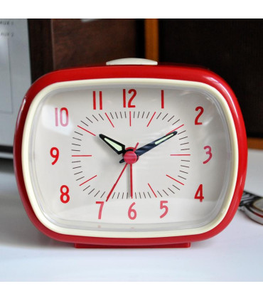 Retro budík červený