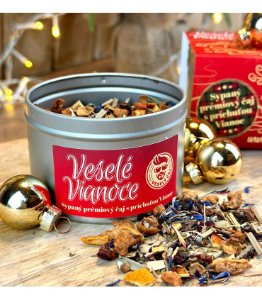 Vánoční sypaný čaj v plechovce | Malý dárek plný radosti | Familium.cz