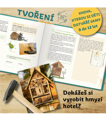 Můj atlas zvířat a rostlin - Kniha, kterou si děti dotváří samy