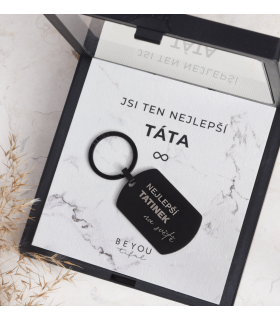 Klíčenka NEJLEPŠÍ TATÍNEK v dárkové krabičce