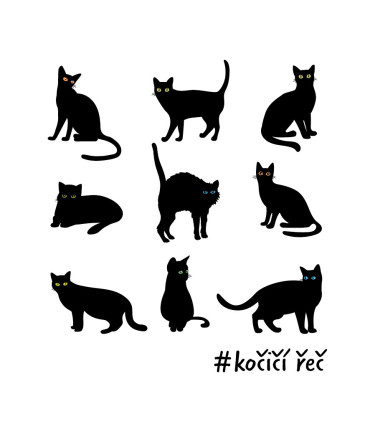 Dámské tričko Kočičí řeč