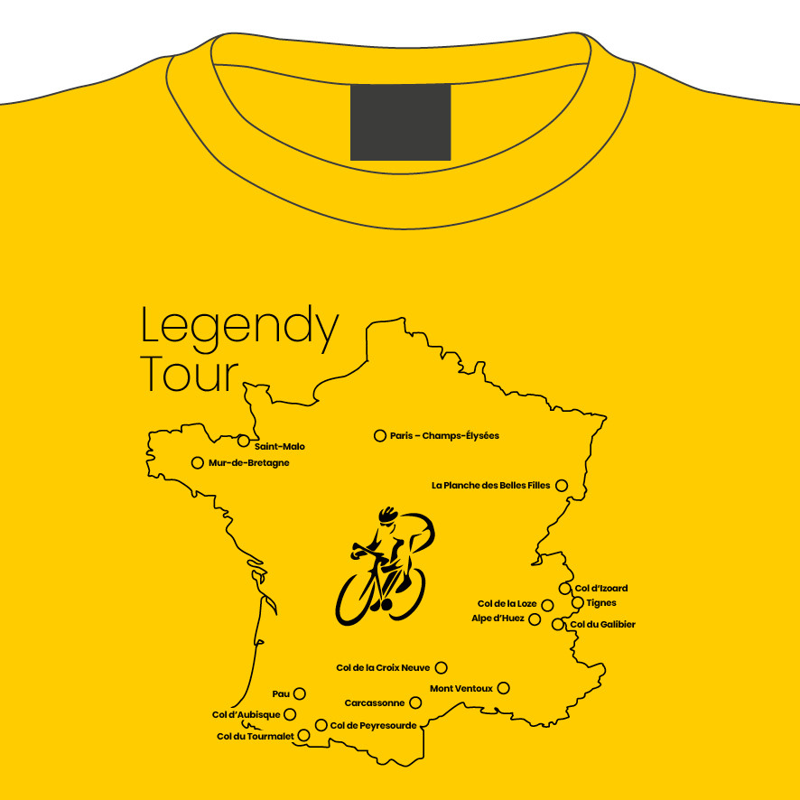 Tričko Ikonická Tour de France, L