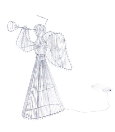 Kovový anděl s LED osvětlením