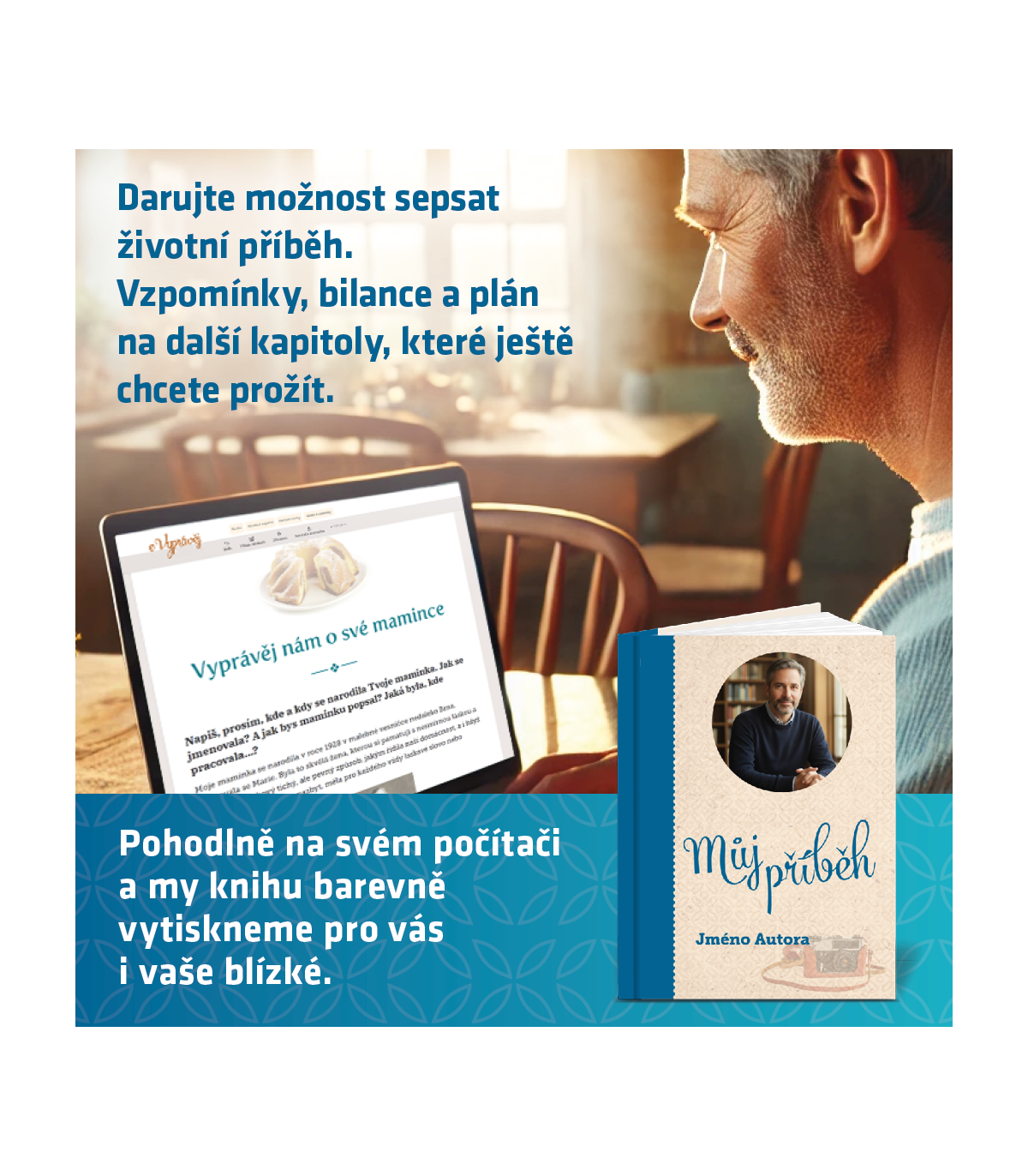 eVyprávěj Můj příběh (verze pro muže) včetně tištěné knihy