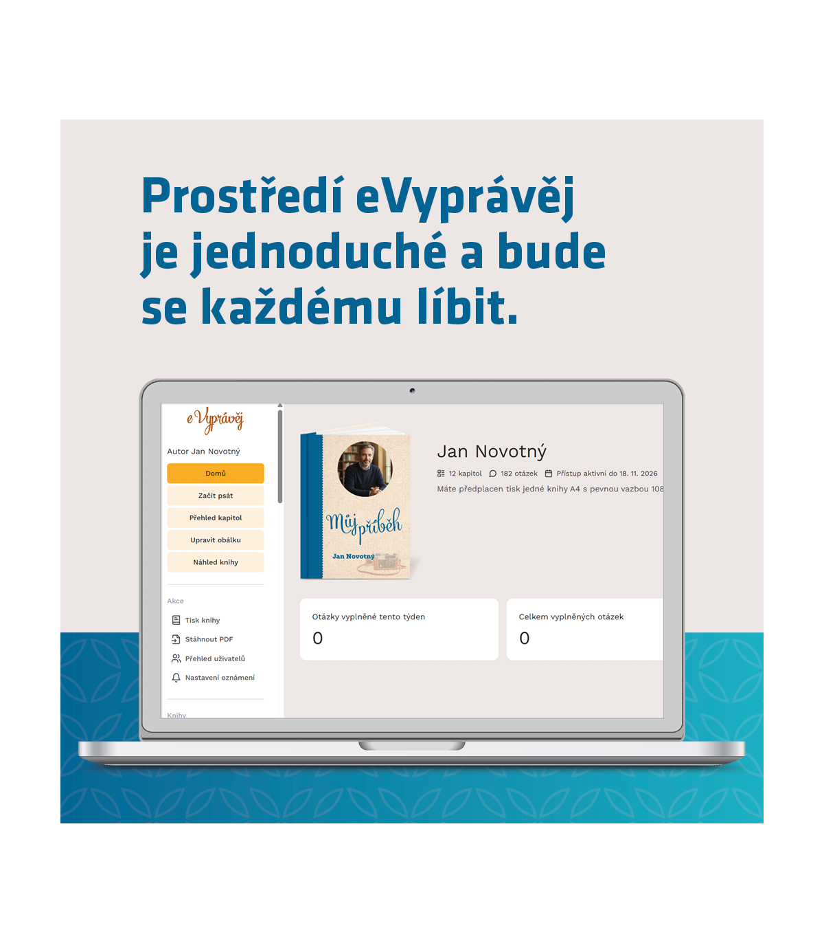 eVyprávěj Můj příběh (verze pro muže) včetně tištěné knihy