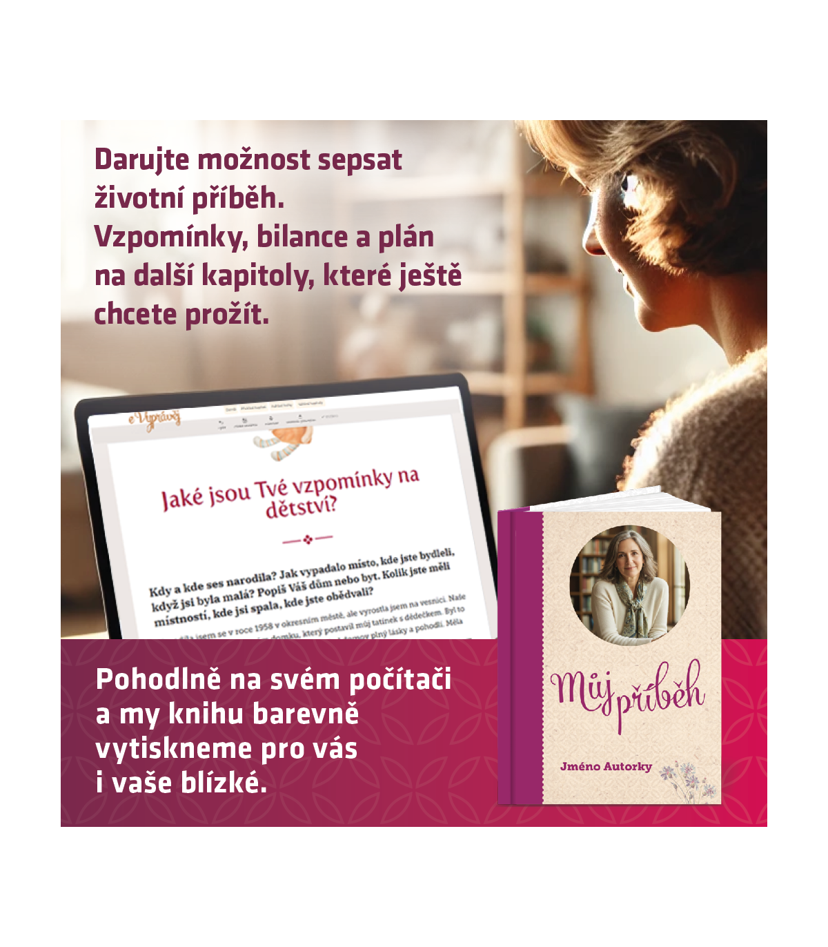 eVyprávěj Můj příběh (verze pro ženy) včetně tištěné knihy