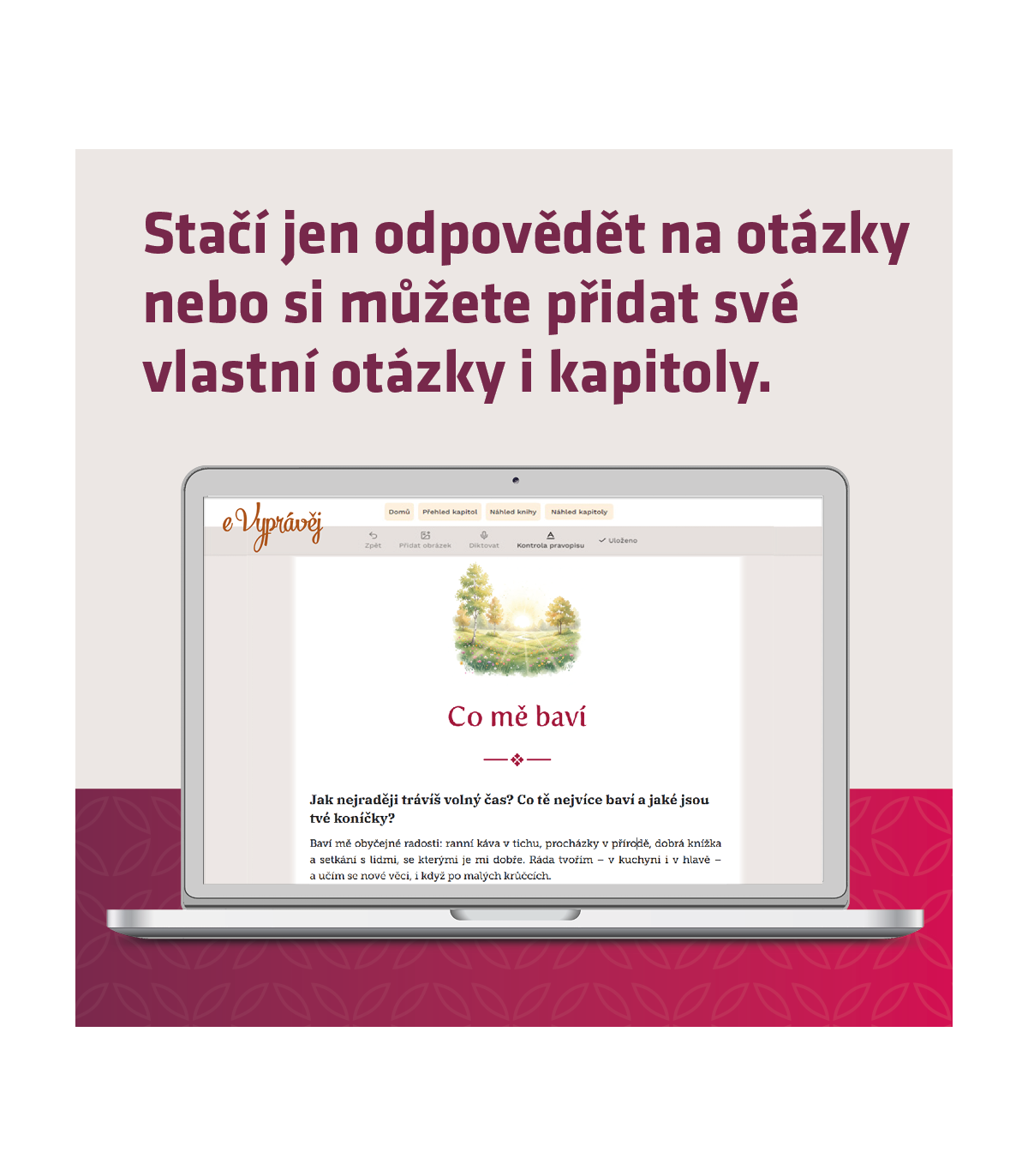 eVyprávěj Můj příběh (verze pro ženy) včetně tištěné knihy