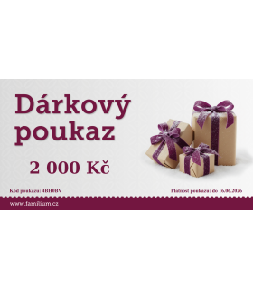 Dárkový poukaz 2 000 Kč