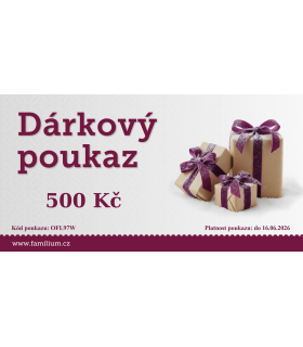Dárkový poukaz 500 Kč