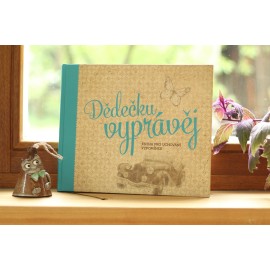 Dědečku, vyprávěj, kniha pro uchování vzpomínek | Originální dárek pro dědečka