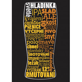 Tričko - pivo slovogram